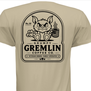 Tan Grumpy Gremlin Shirt
